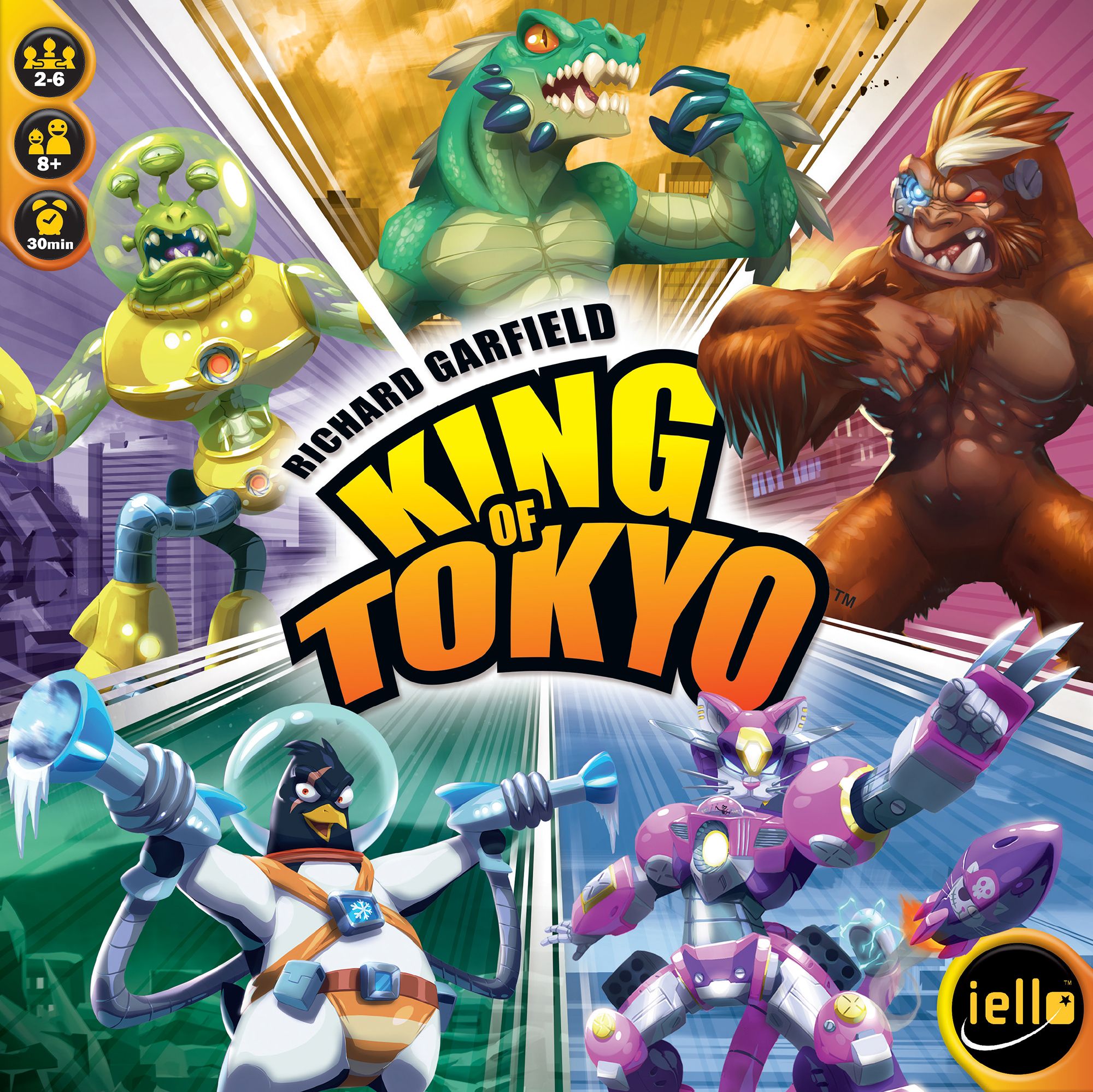 The box art of the King of Tokyo board game