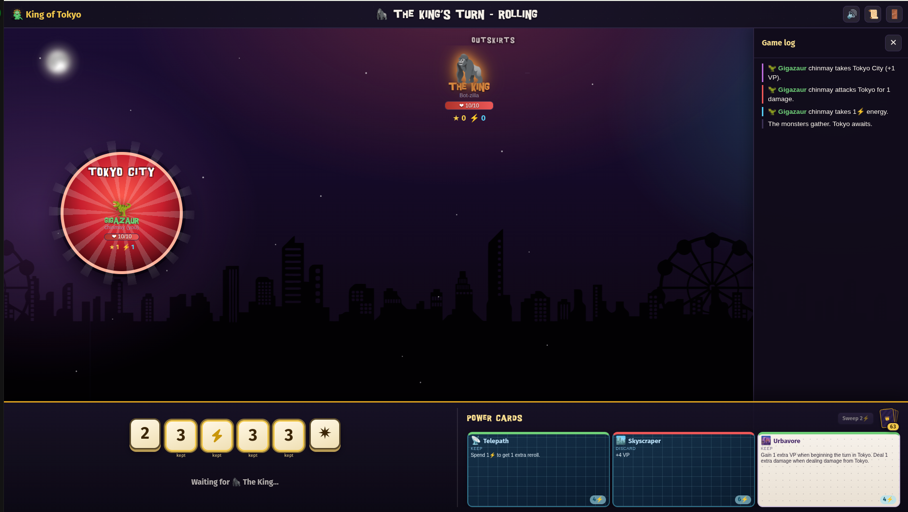 An example game on my site