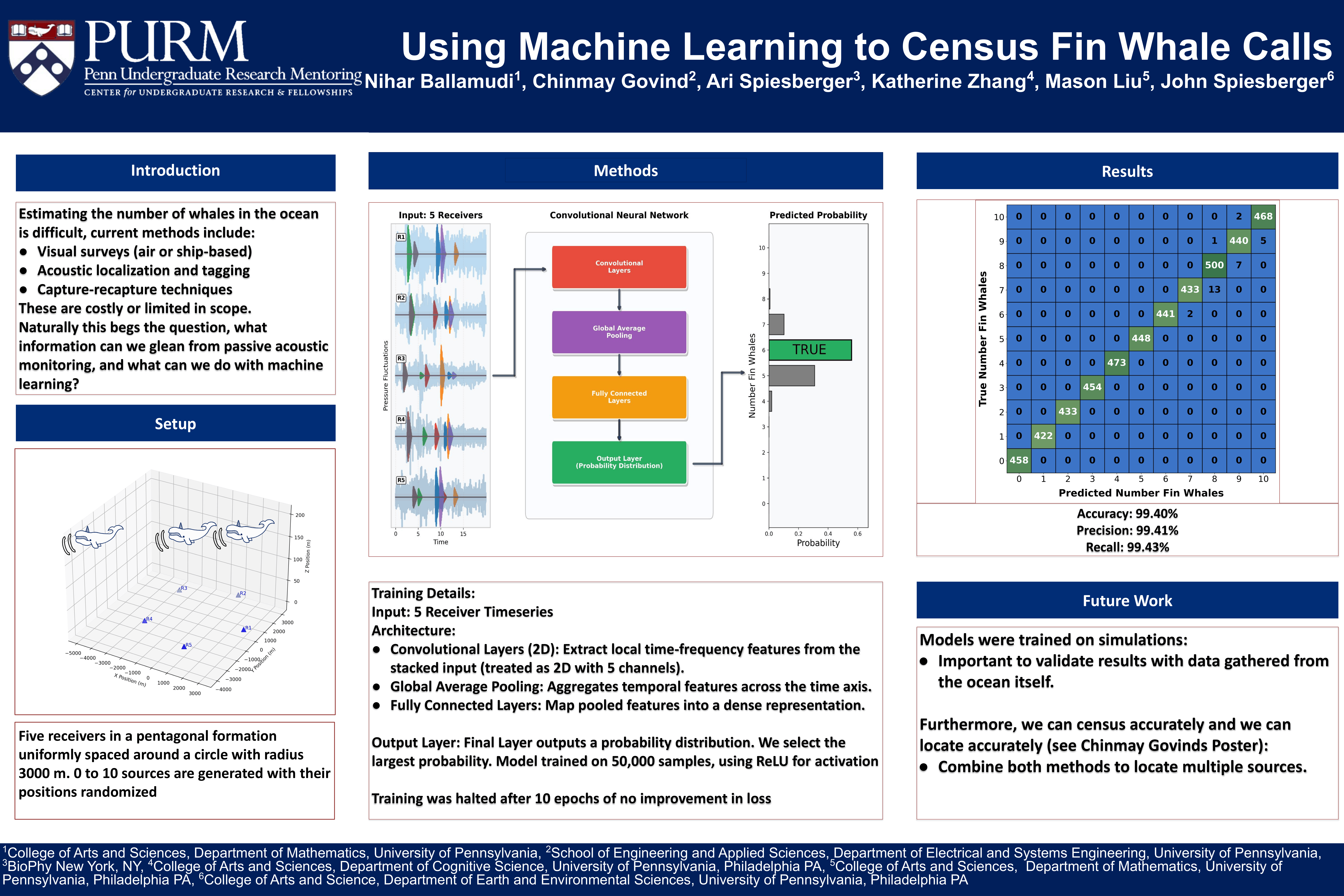 My whale research poster